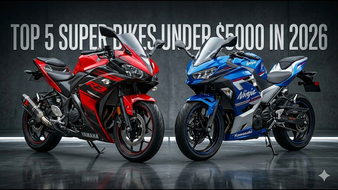 Top 5 Super Bikes Under $5000 in 2026 | Affordable High-Speed Motorcycles Review&rdquo;