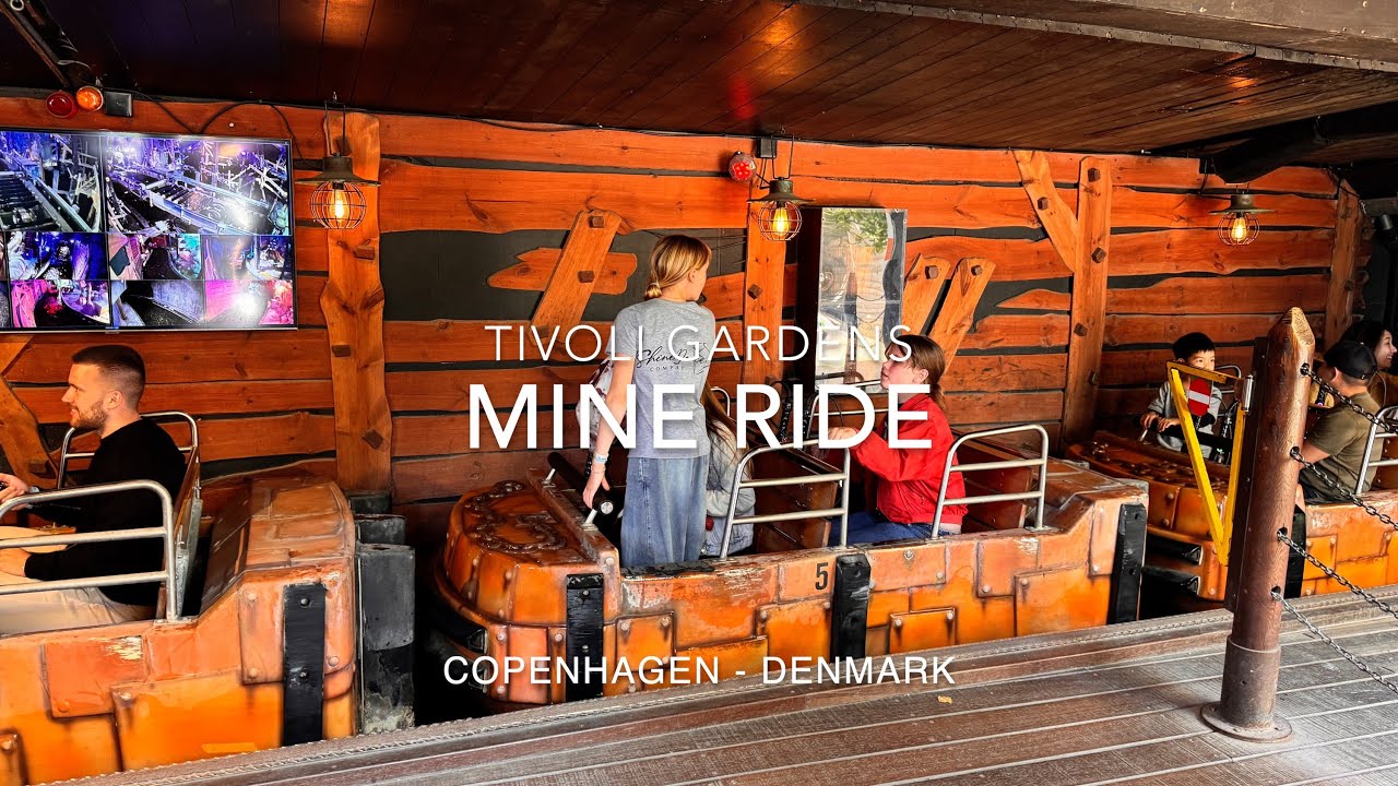 The Mine Ride at Tivoli Gardens Copenhagen Denmark