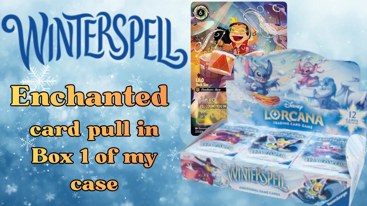 ENCHANTED MAGIC - DISNEY LORCANA - WINTERSPELL Booster Box