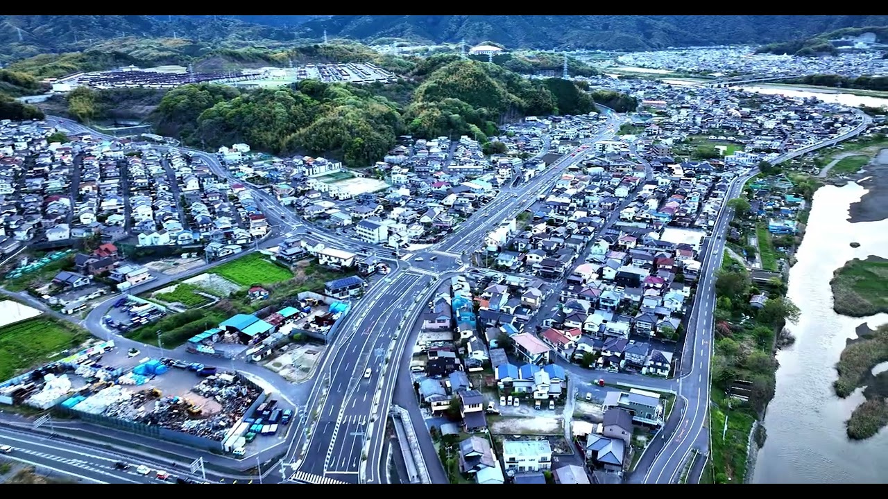 Ushinoyamachi, Iwakuni Japan May 2022 DJI Mavic 3 Cine 4K #iwakuni