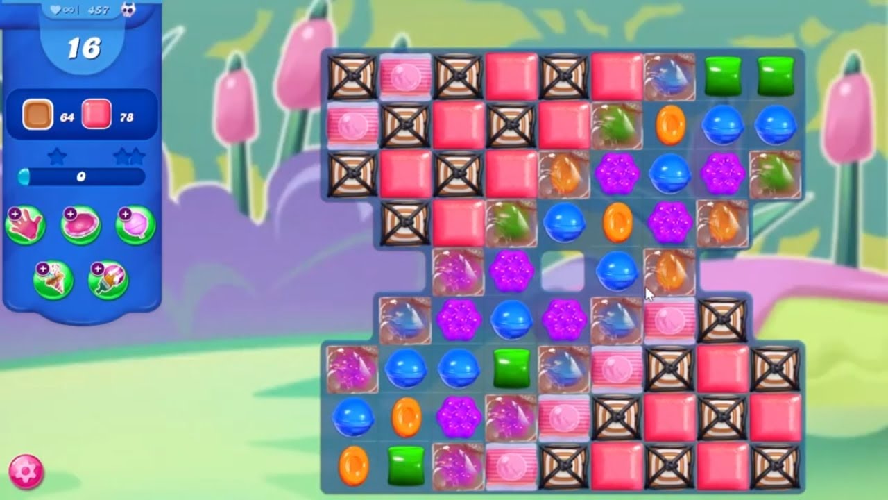 Candy Crush Saga LEVEL 457 NO BOOSTERS (new version)