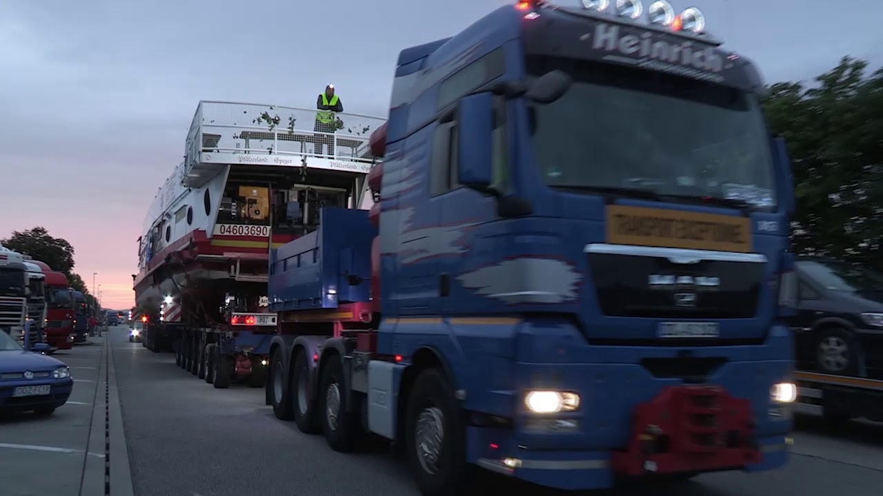 Schifftransport Berzdorfer See 2016