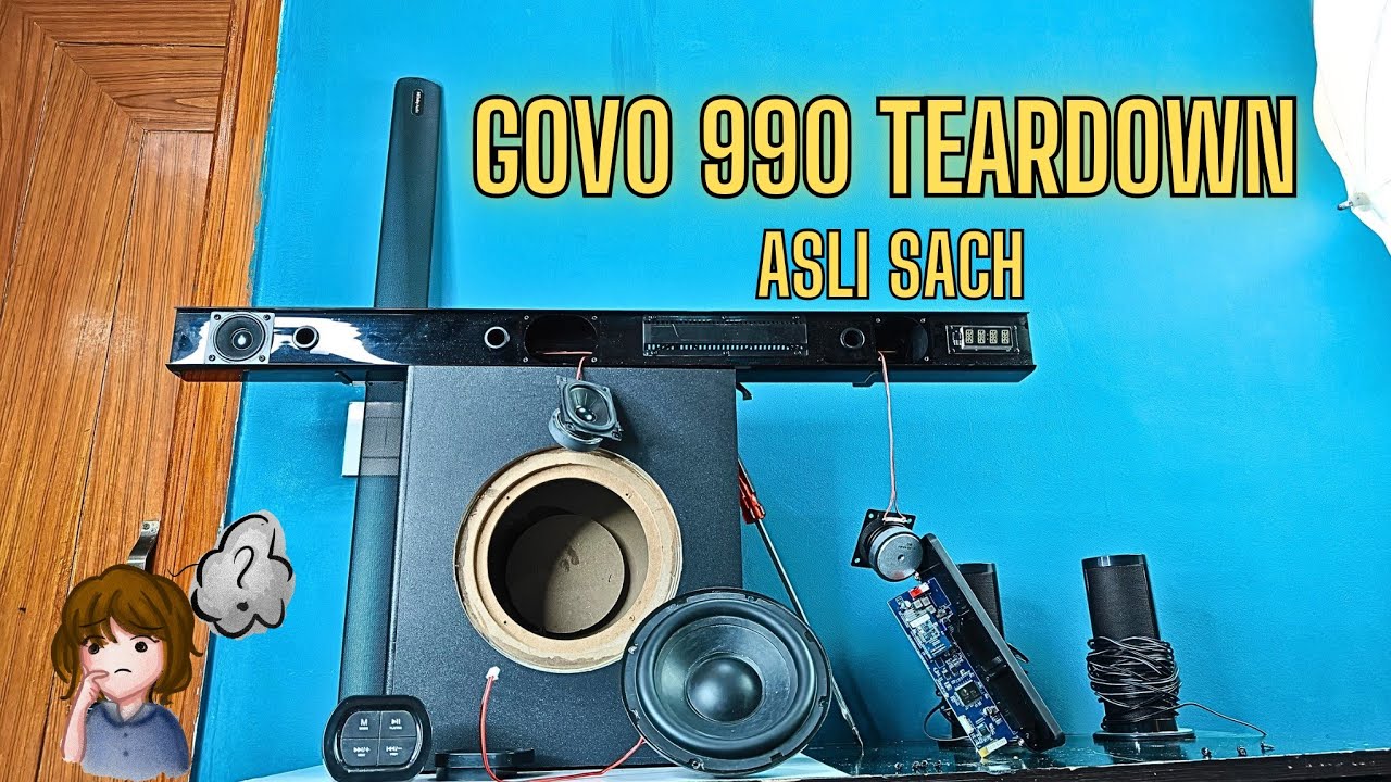 What is inside GOVO GOSURROUND 990 क्या ये सही मे 525w है?|Jony Tech Therapy Govo 900 Teardown #govo