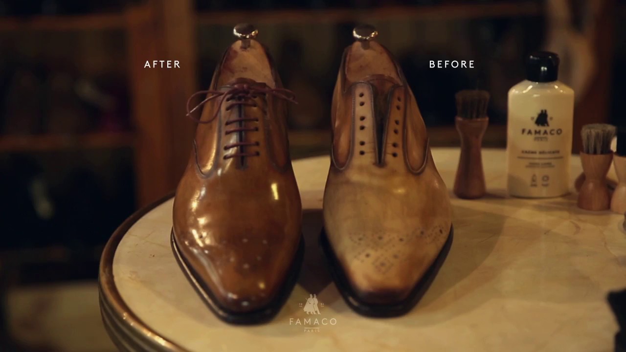How to shine shoes  - Famaco 1