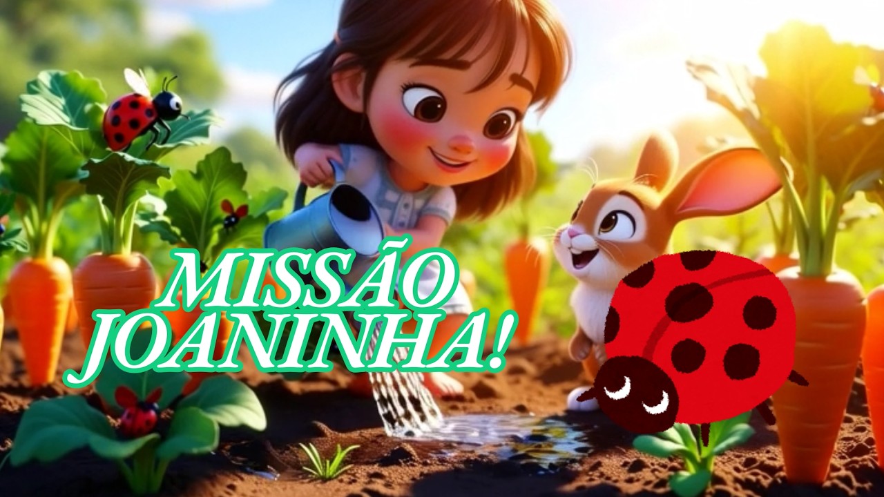 🐥Joaninhas na Hortinha  |  Música Infantil Educativa | Desenho para Crianças | Canções para Crianças