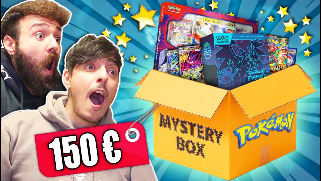 APRIAMO UNA MYSTERY BOX POKEMON DA 150€ e TROVIAMO…