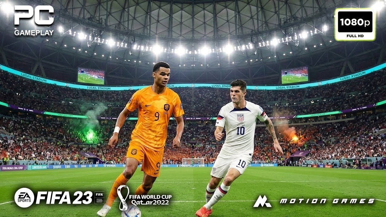 Нидерланды против США | Геймплей FIFA 23 [1080p HD] Полный матч