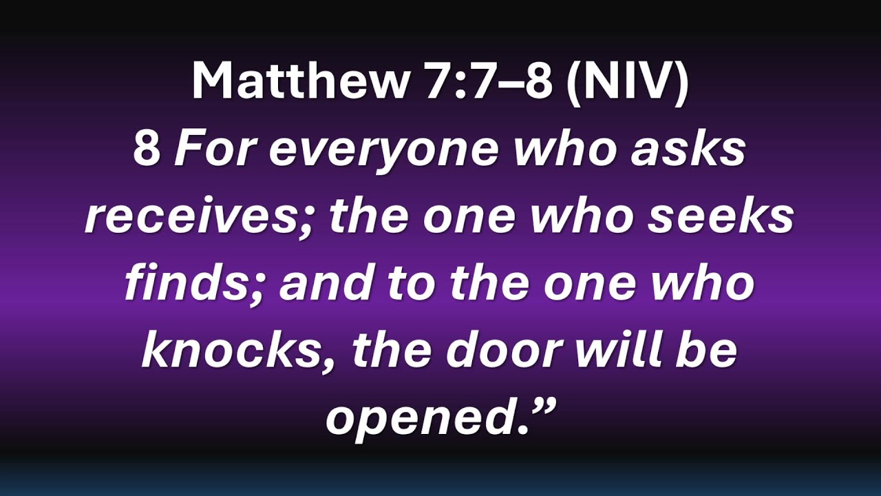 ASKING IN PRAYER
