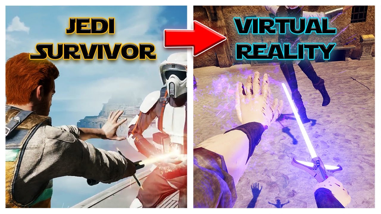 Recreating Jedi Survivor Finishers In VR (Blade & Sorcery)