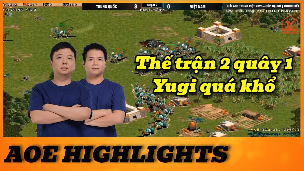 Quá Khổ cho anh già Yugi bị cặp đôi Long - Ngư 2 Quây 1 không thể thở nổi !