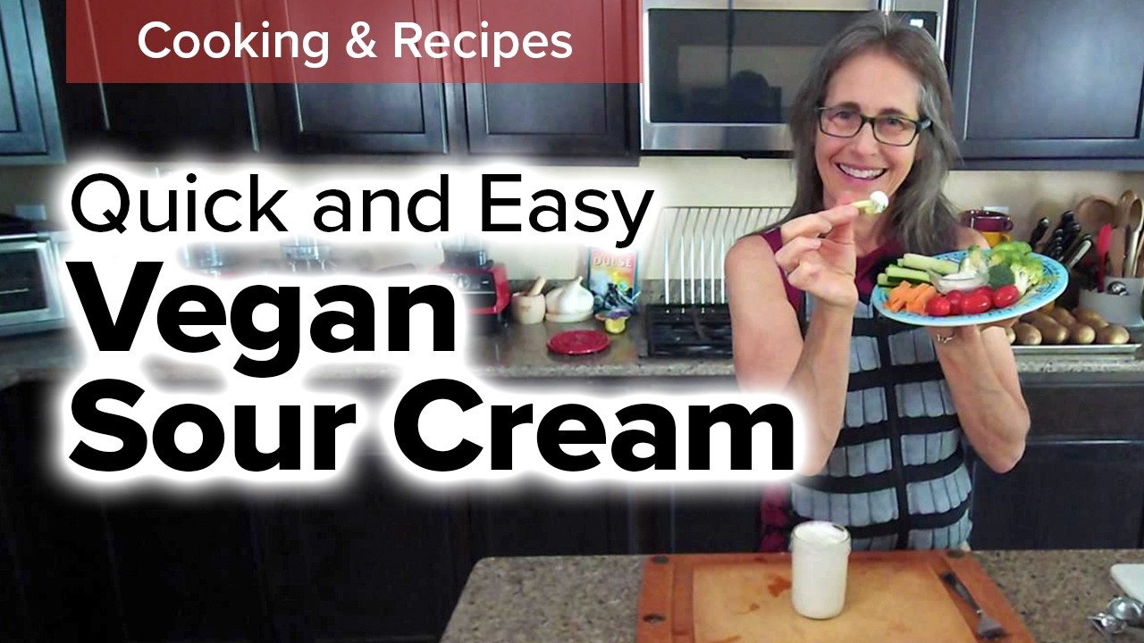 Vegan Sour Cream 🌱 Quick and Easy!