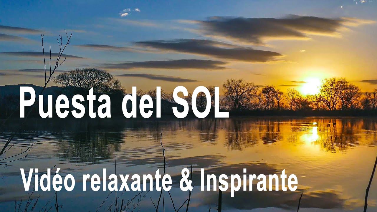 Vidéo relaxante et inspirante d'un lever de Soleil  - 4K