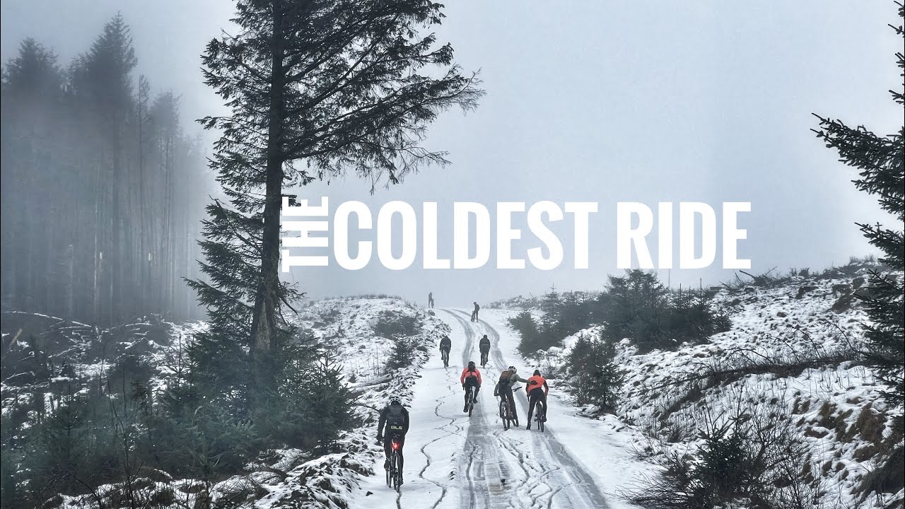 Deep snow on a Scottish gravel ride