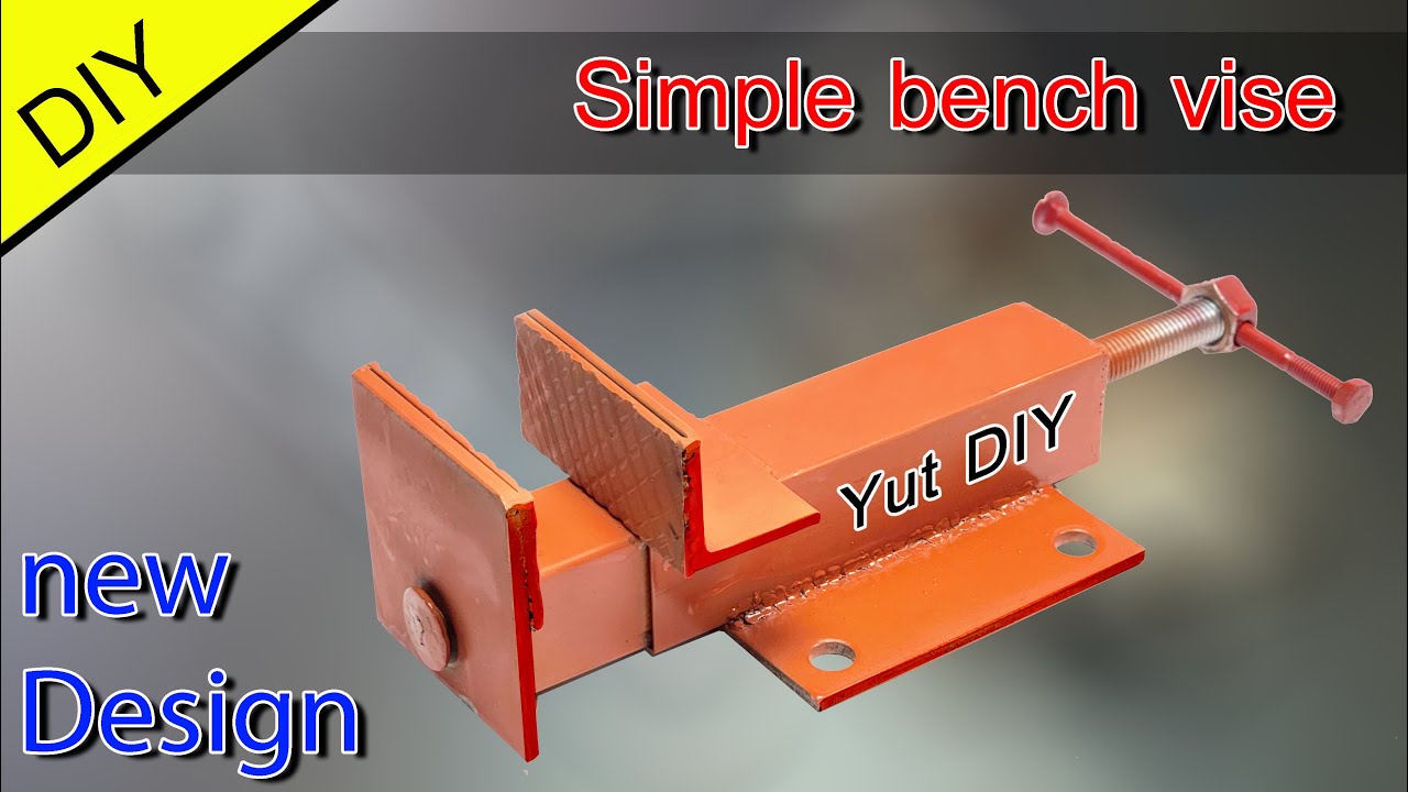 ปากกาจับชิ้นงาน simple metal bench vise
