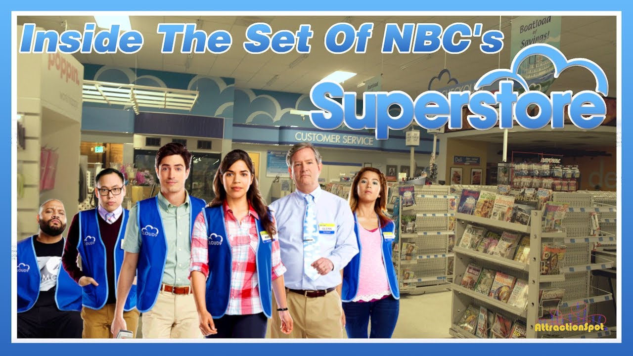 Inside The Set Of NBC's Superstore (4K) Universal Studios Hollywood