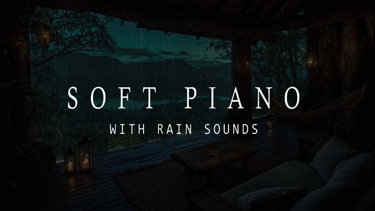 10-Hour Fall Asleep in 5 Minutes (NO ADS) 🌧️ Smooth Rainy Nights Porch  for Sleep