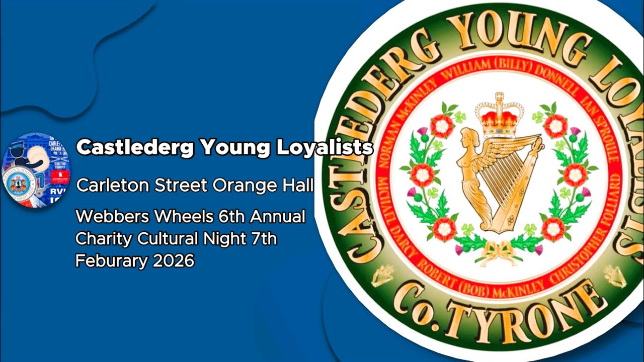 Castlederg Young Loyalists Flute Band @ Webbers Wheels Charity Concert 7th February 2026