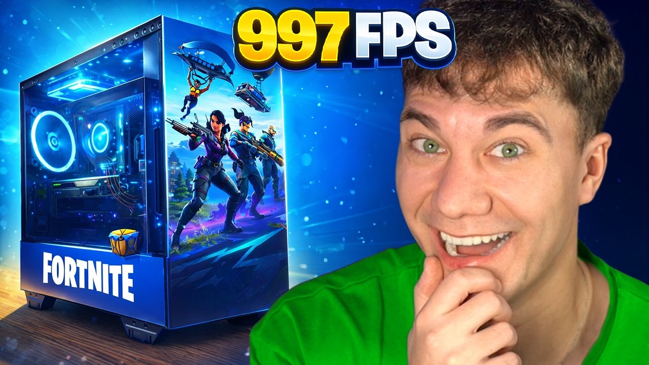 KOLIK FPS DÁ MŮJ NOVÝ POČÍTAČ NA FORTNITE!?