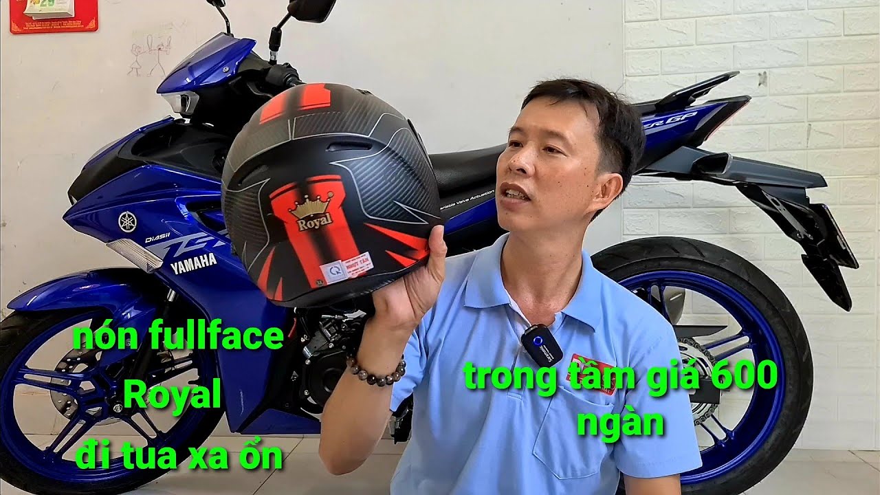 Review nón fullface Royal của mình | mũ bảo hiểm fullface cho những chuyến hành trình dài giá rẻ...