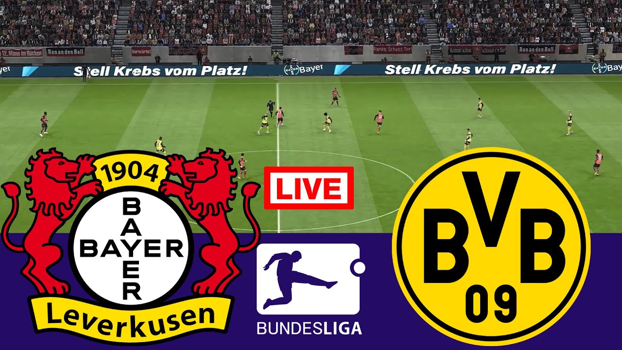 🔴 LIVE : Bayern Leverkusen gegen Dortmund | Bundesliga 2025/26 | Vollst&auml;ndiges Spiel-Streaming