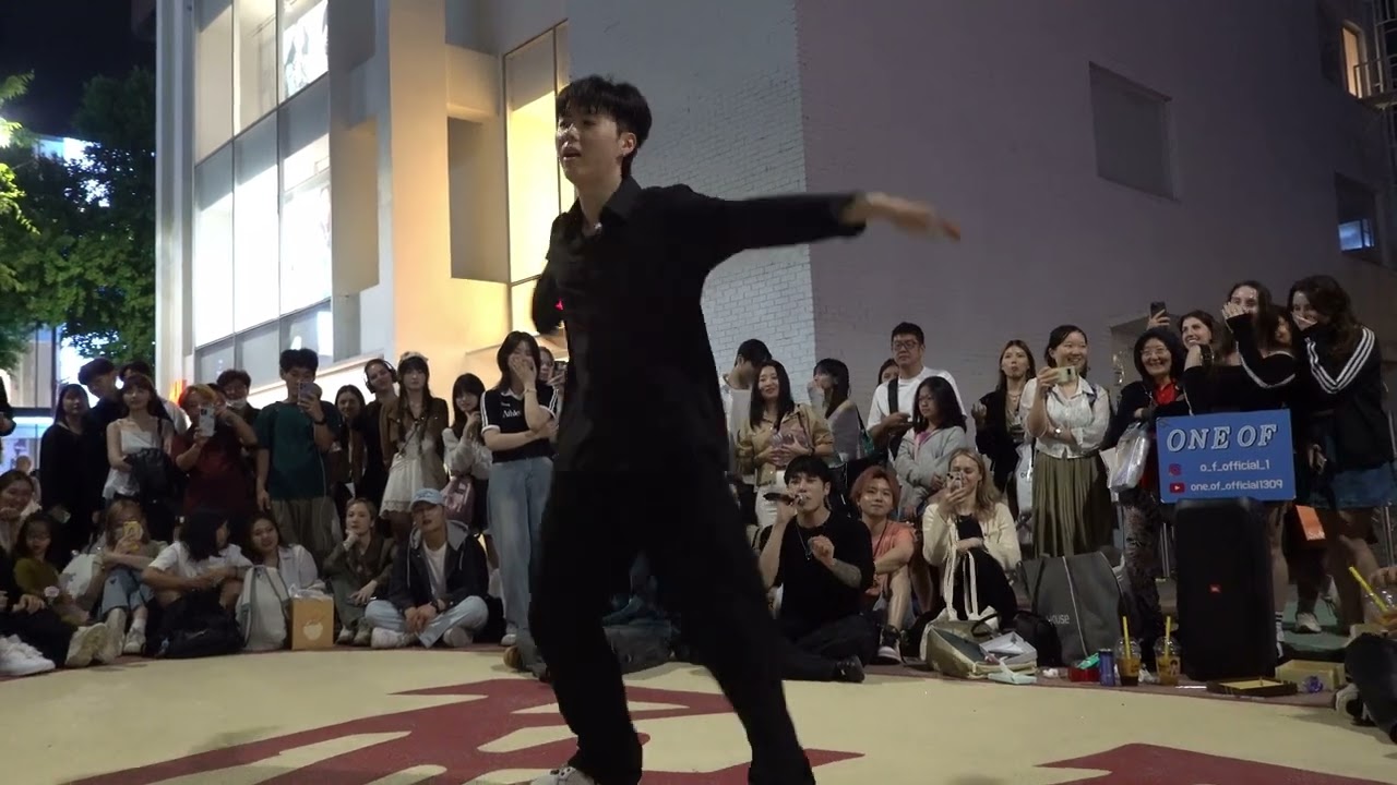 240530 kpop cover dance team ONE OF - MOVE (TAEMIN) Hongdae busking