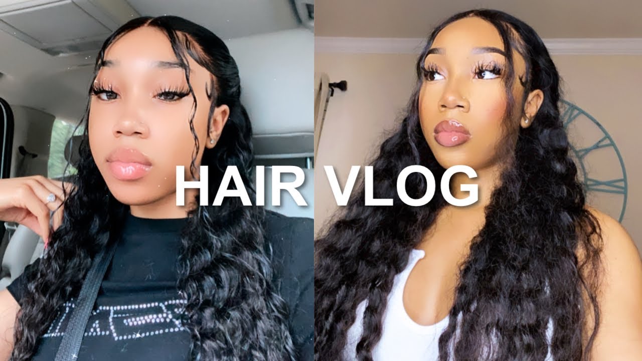 HAIR VLOG 002: curly wig install ⎜tinashe hair