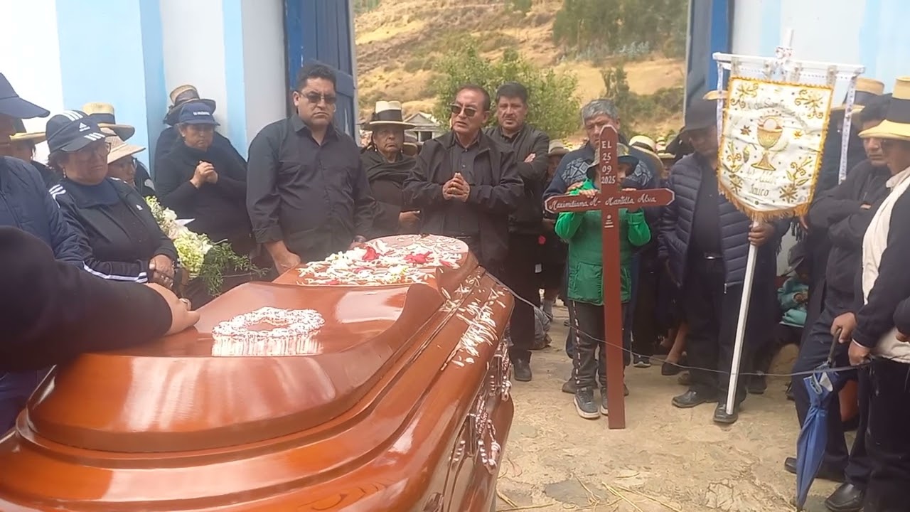 #Entierro De la Señorita Maximiliana Mantilla Alva. Tauca 28/09/2025.