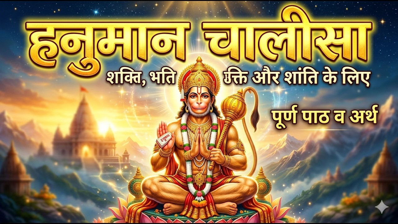 श्री हनुमान चालीसा Hanuman Chalisa I GULSHAN KUMAR I HARIHARAN, Full HD Video, Shree Hanuman Chalisa