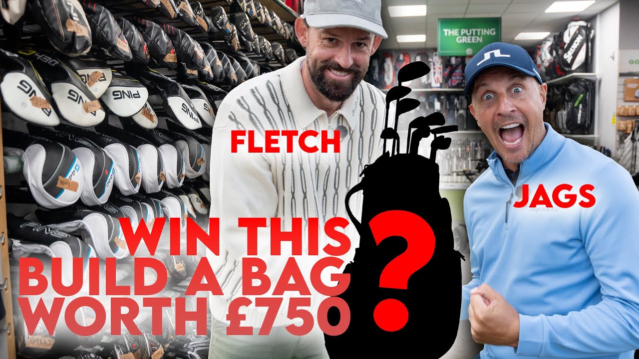 Phil Jagielka & Steven Fletcher Build a CUSTOM Golf Bag! | GolfClubs4Cash Challenge