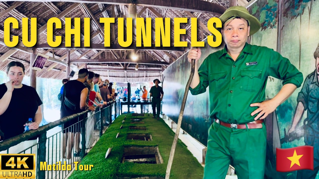 Inside Vietnam’s War Tunnels!🇻🇳 Exploring Cu Chi’s Underground World , VIETNAM 4K 2025
