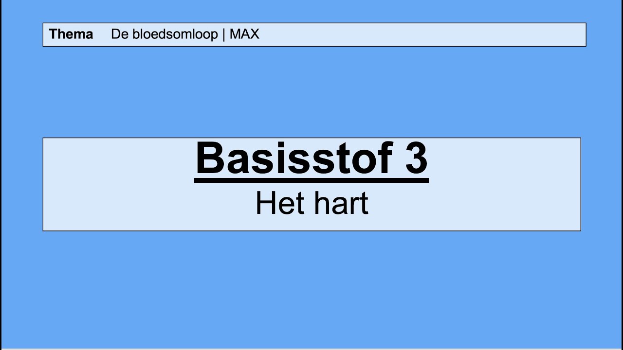 VMBO HAVO 2 | De bloedsomloop | 3. Het hart | 8e editie | MAX