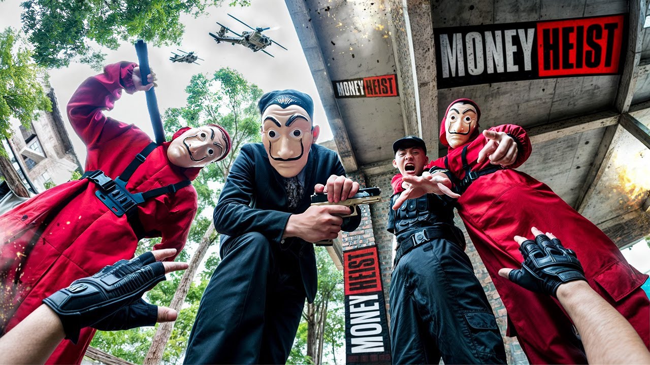 Parkour MONEY HEIST Season 1 | ESCAPE from POLICE chase In REAL LIFE (BELLA CIAO REMIX) | Epic POV