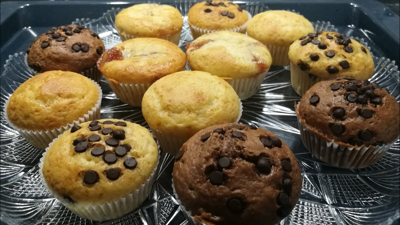 Muffin soffici allo yogurt😋😋( facili e veloci da preparare)