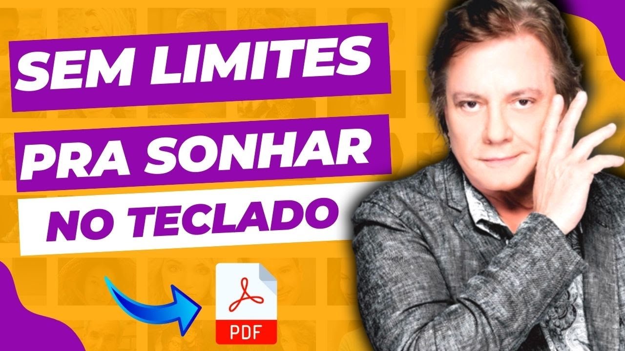 SEM LIMITES PRA SONHAR - FÁBIO JR - AULA NO TECLADO COM PDF!