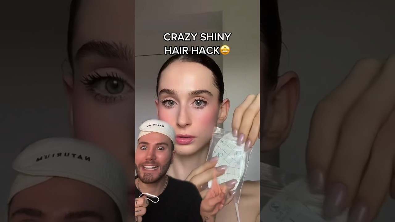 VIRAL HACK TO GET SHINY HAIR!😱 (follow for more!💗) #hair #haircare #hairstyle #haircut #hairgrowth