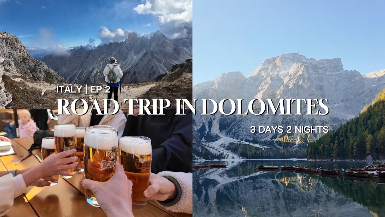 Italy EP2 l Road trip เที่ยว Dolomites (Carezza,Seceda,Val di Funes,Braies, Cadini di Misurina)