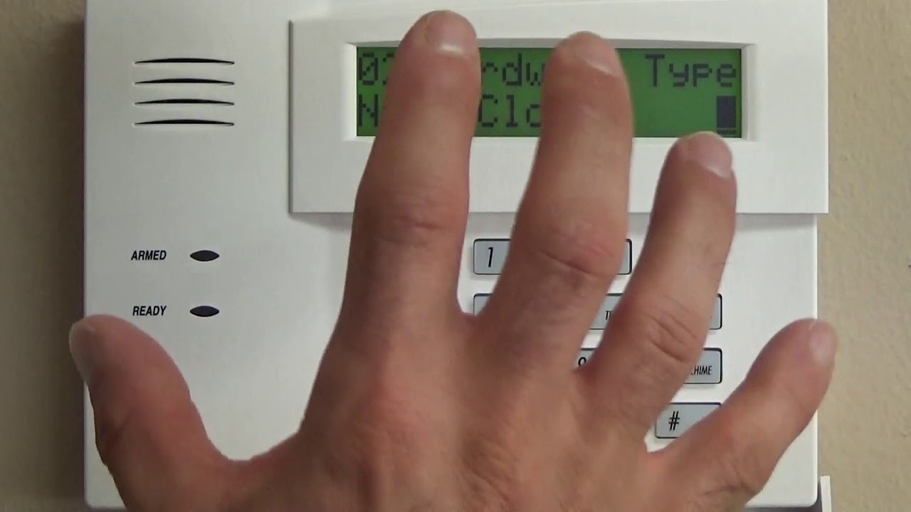 Programming Honeywell 20P - Zones 1-8