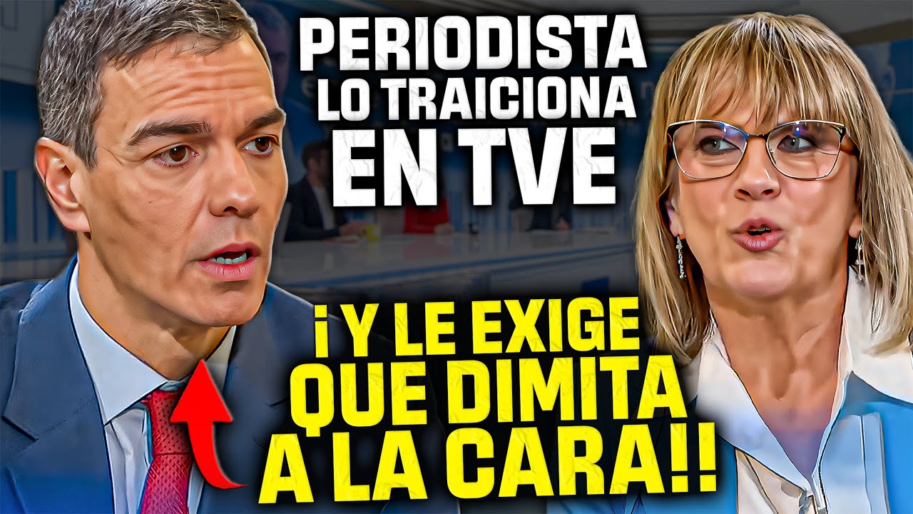 PERIODISTA de TVE DESTROZA a S&Aacute;NCHEZ al PEDIR su DIMISI&Oacute;N por la CORRUPCI&Oacute;N del GOBIERNO