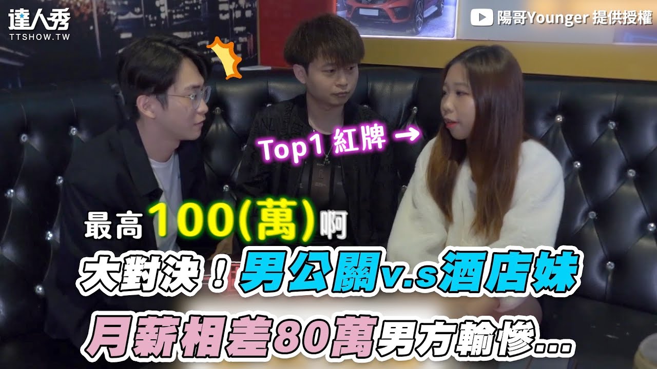 【大對決！男公關v.s酒店妹 月薪相差80萬男生輸慘..】｜@younge666