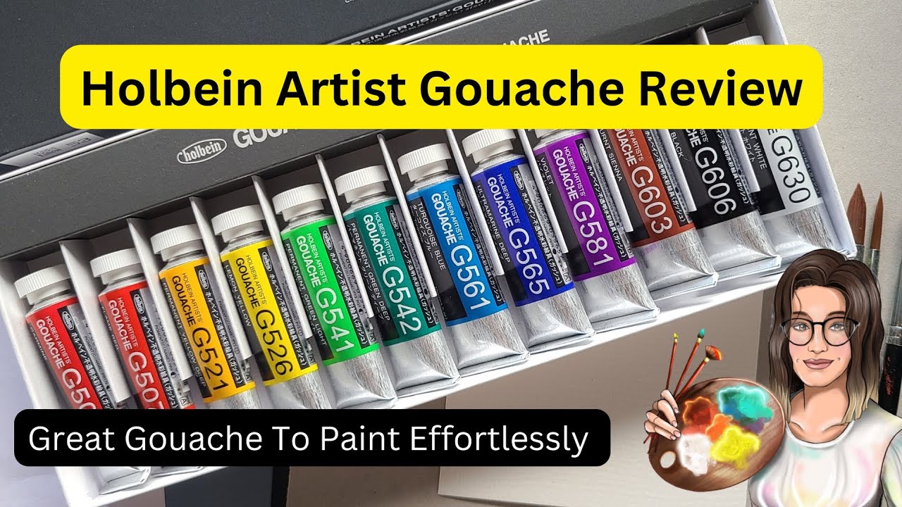 Is Holbein Artist Gouache Good? Real Swatches