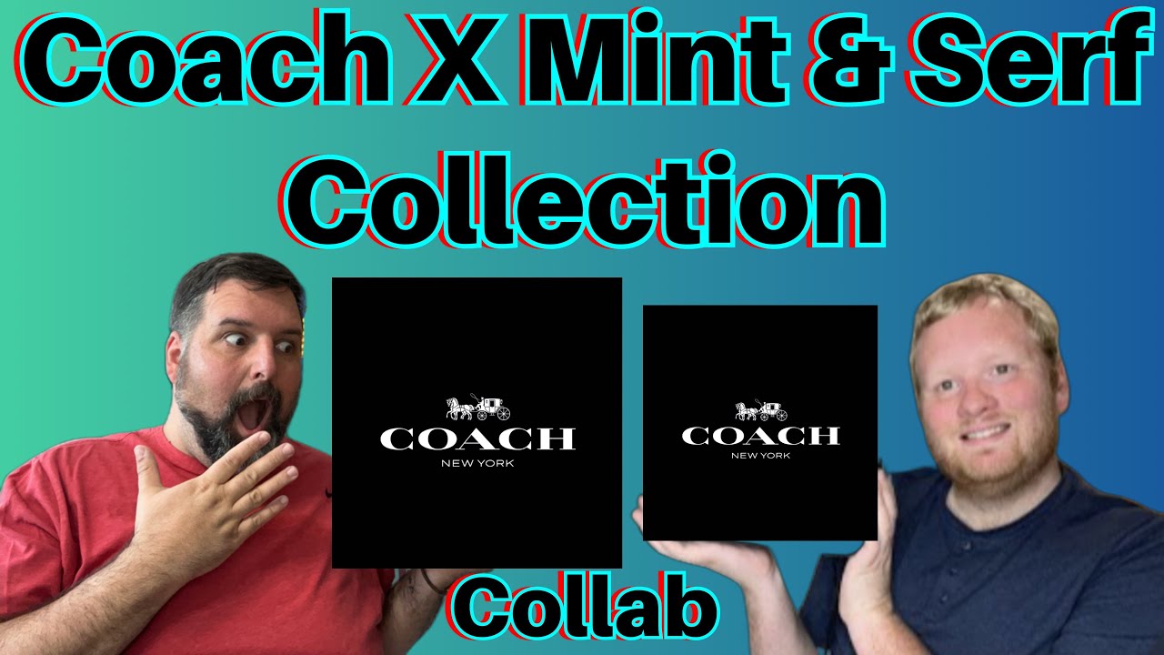Coach unboxing || Collab || Mint & Serf || Ed Braun || David's Closet