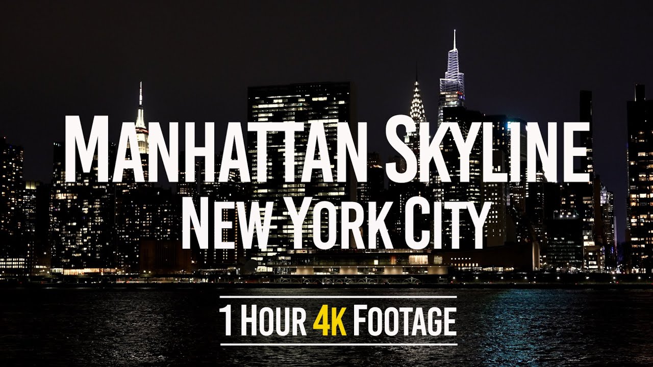 Manhattan Skyline at Night
