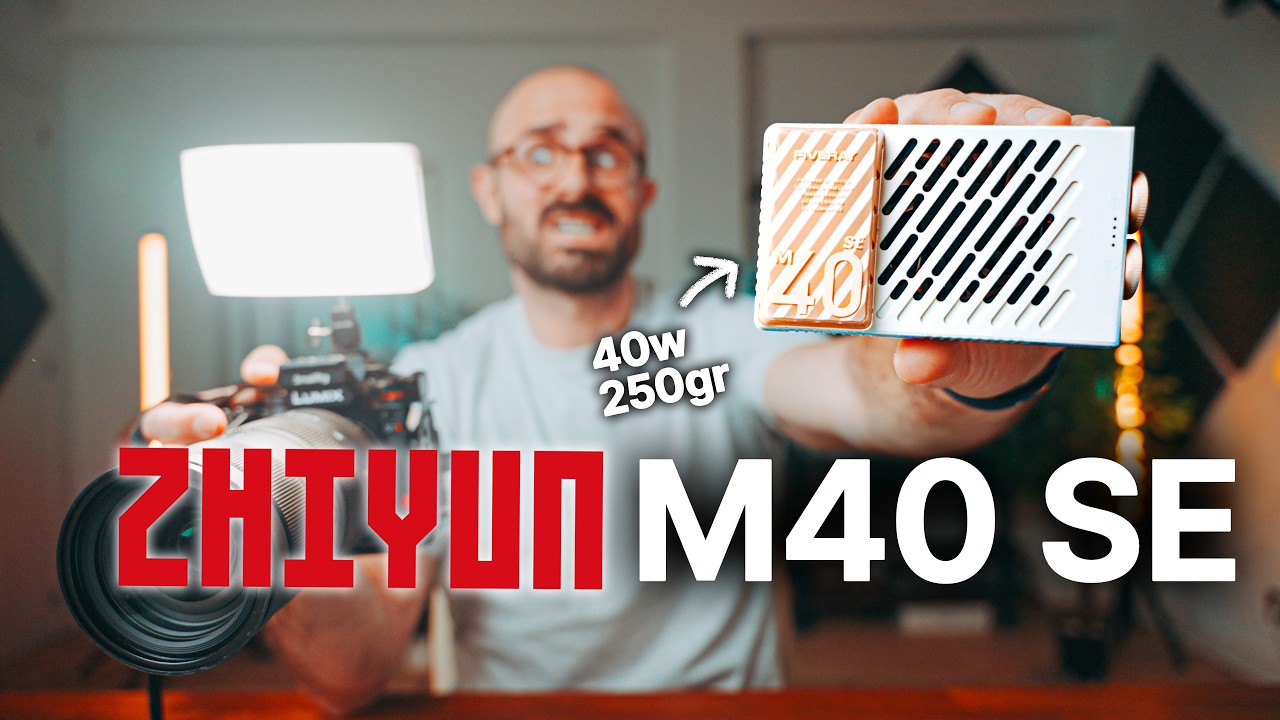 Este foco LED de 40W cuesta 59€… Zhiyun M40 SE