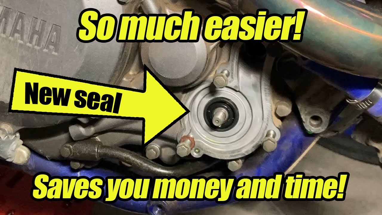 Easiest Fix for Leaking Water Pump. Dirt Bike, ATV, Motorcycle. Very Simple!