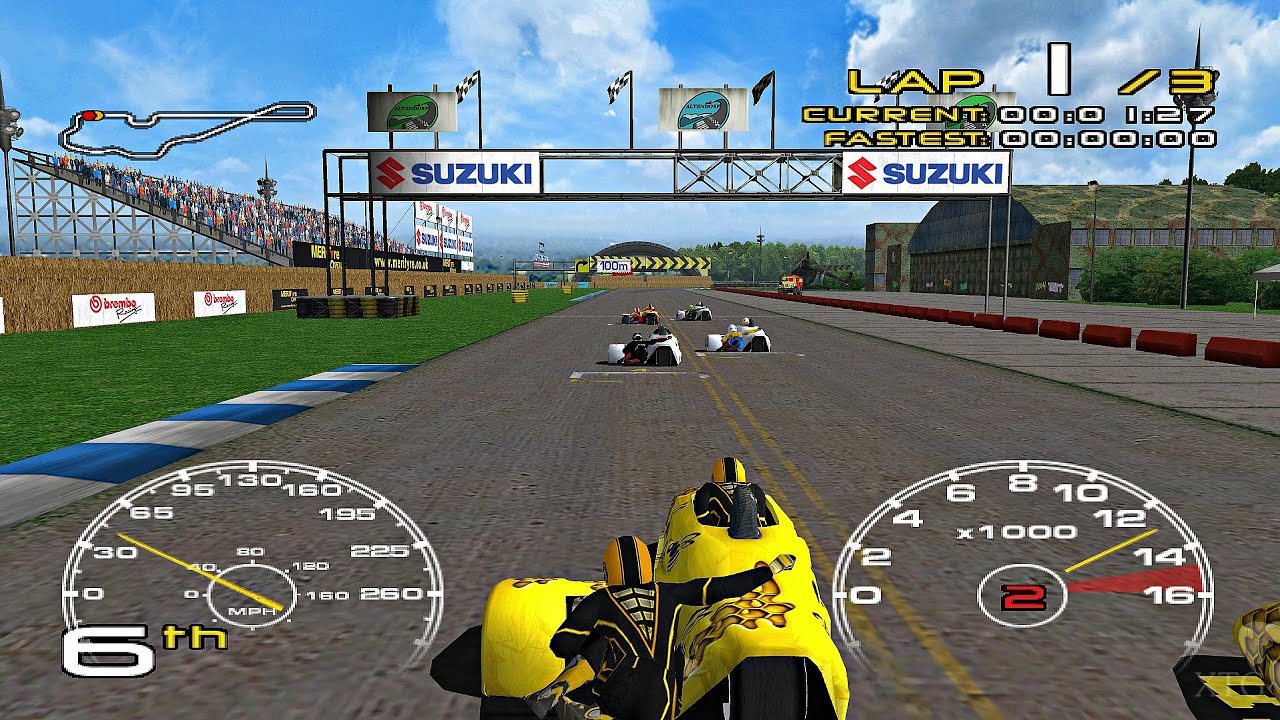 Crescent Suzuki Racing: Superbikes and Super Sidecars PS2 Gameplay HD (PCSX2 v1.7.0)