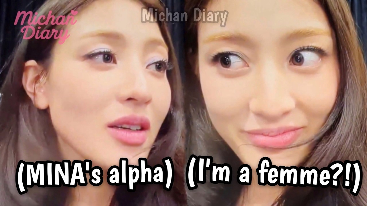 jihyo immediately *agreed* with jeongyeon that mina is an *alpha female* in twice