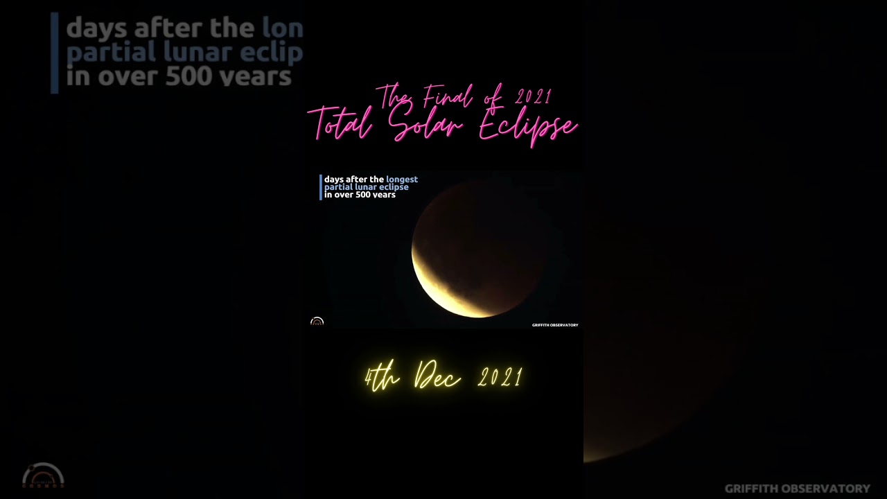 Total Solar Eclipse | 4th December 2021