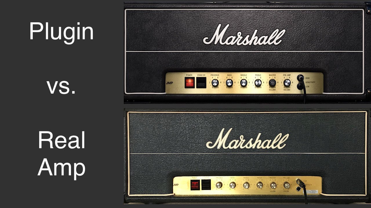 Softube Marshall JMP 2203 vs. REAL AMP comparison