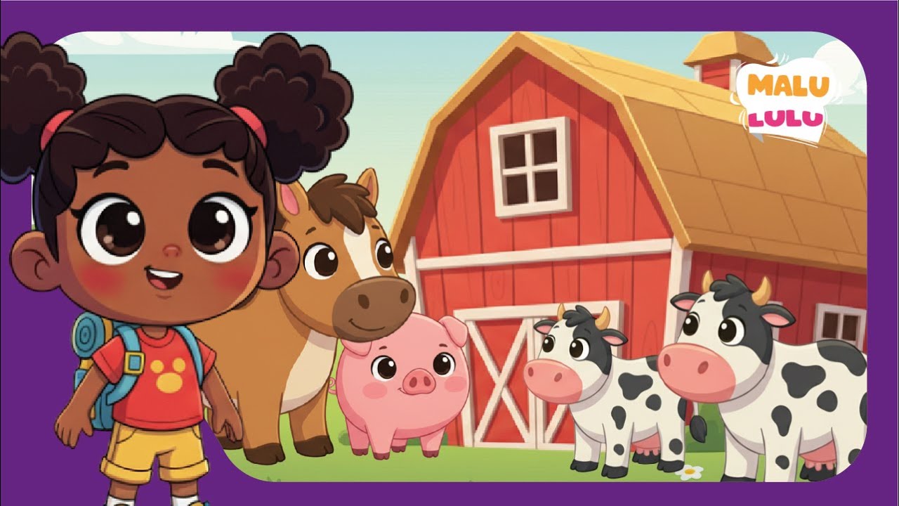 Dança da fazendinha | Malu Lulu | Música infantil