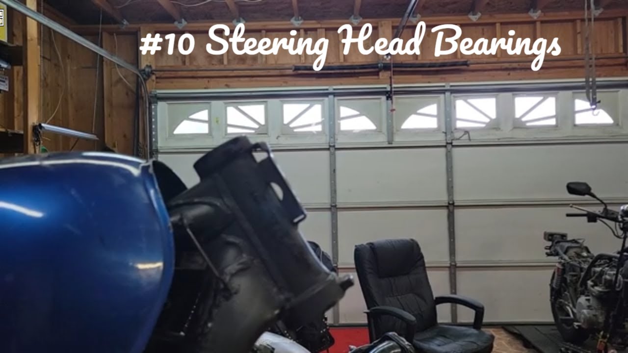 Yamaha XS1100 Motorcycle Project Emma Ep#10 Steering Tree Bearings